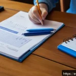 Home 23 법무사 시험장 필수 준비물 - A detailed, realistic scene of a young adult Spanish student preparing for a legal exam at home the ...